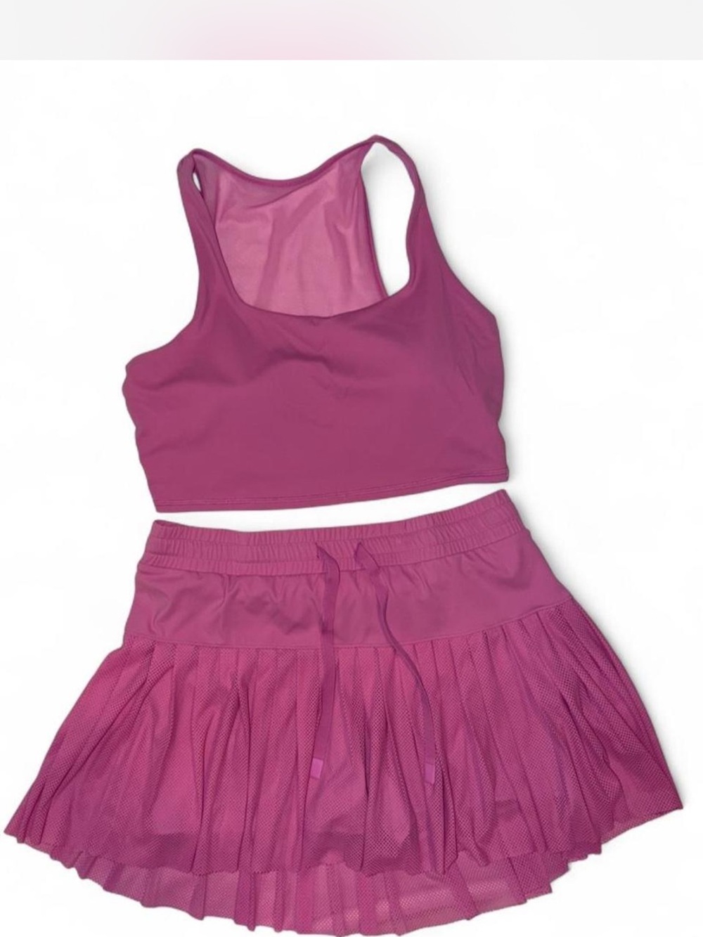 JoyLab Magenta Athletic Skirt Set